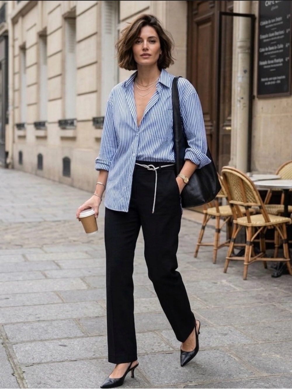 St John Collection Italy Wool Blend Straight Leg Trousers Black Pants 10
